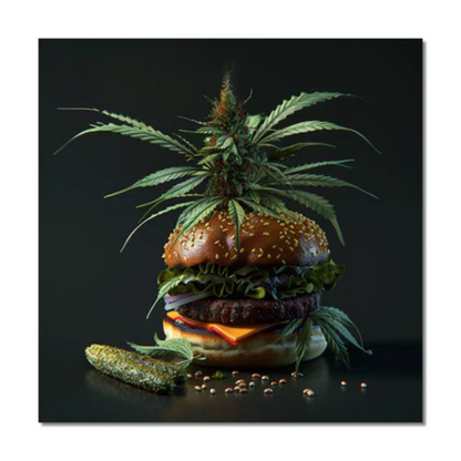 Wandbild Donny Burger