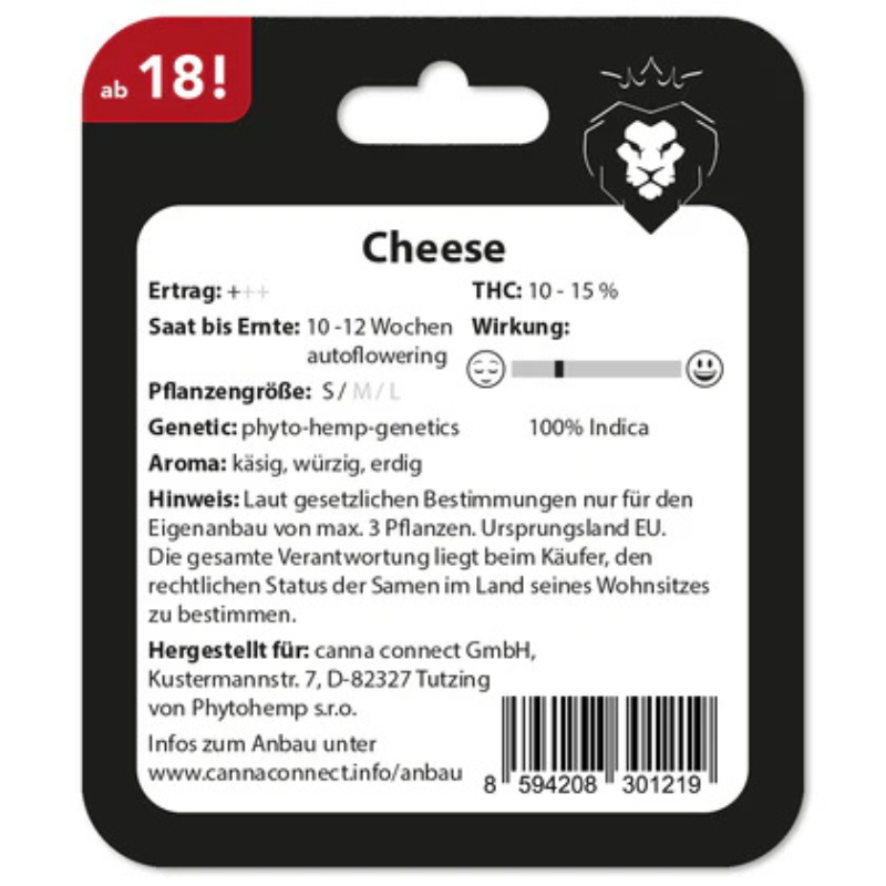 Hanfsamen Cheese autoflowering