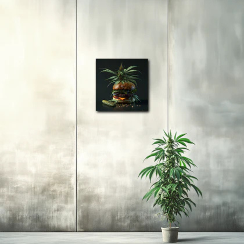 Wandbild Donny Burger