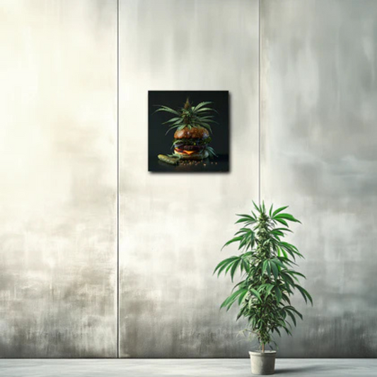 Wandbild Donny Burger