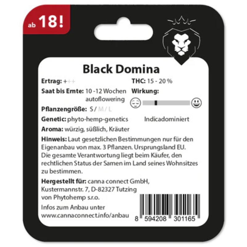 Hanfsamen Black Domina autoflowering